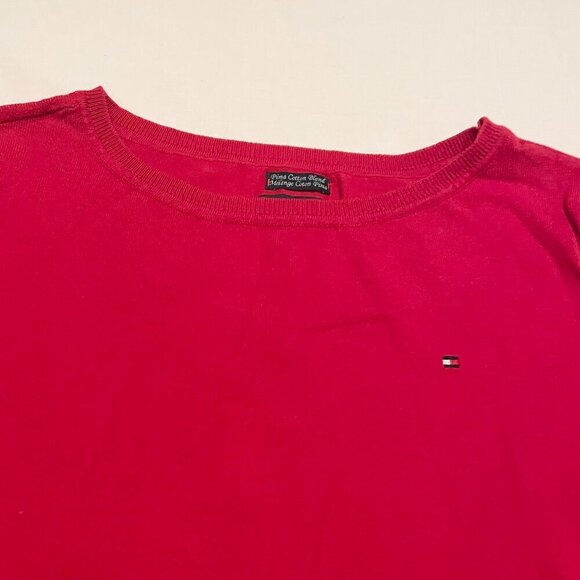 Tommy Hilfiger Pima Cotton Blend Womens Size Large Sweater Pullover - Picture 2 of 16